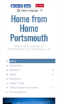 Mobile Screenshot of homefromhomeportsmouth.com