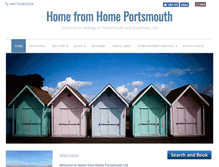 Tablet Screenshot of homefromhomeportsmouth.com